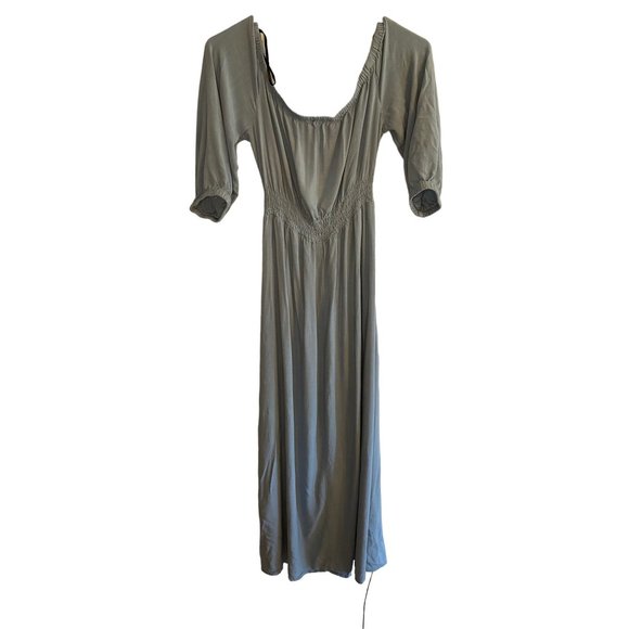 Forever 21 Contemporary Blue Maxi Dress Juniors M - Picture 7 of 10